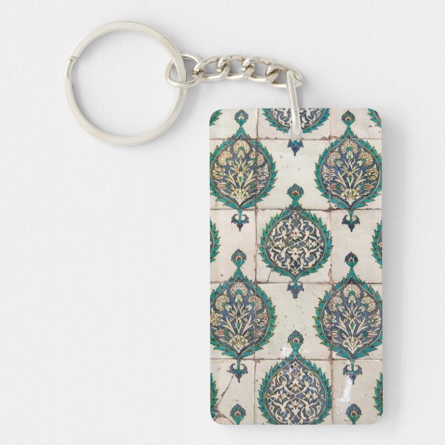 Porte-clefs Carreaux d'Iznik verts (Devant)