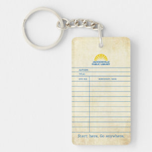 Porte-clefs Carte de catalogue vintage