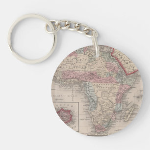 Porte-clefs Carte de l'Afrique avec la Ste.Hélène
