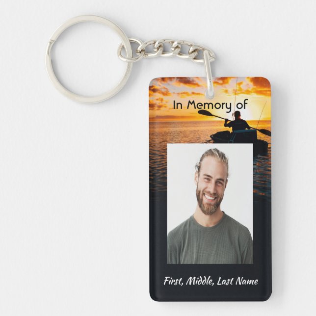 Porte-clefs Carte de poche Christian Memorial Kayaking Sport (Devant)