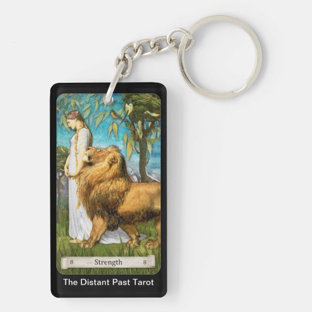 Porte-clefs Carte de résistance du pont de tarot éloigné (Dos)