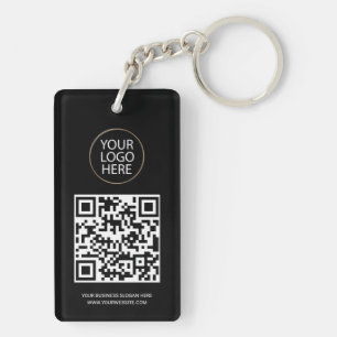 Porte-clefs Carte de visite QR Code personnalisée Votre logo N