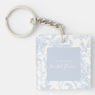Porte-clefs Carte d'invitation de fiançailles Something Blue W