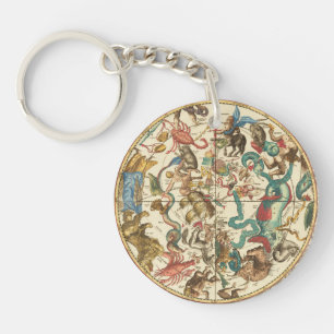 Porte-clefs Carte du ciel de l'hémisphère sud de 1660, édition