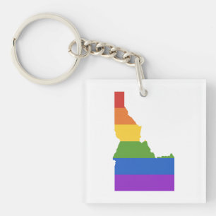 Porte-clefs Carte gay des États-Unis  État de l'Idaho