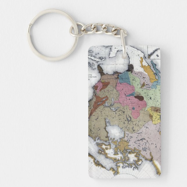 PORTE-CLEFS CARTE : INDIENS D'AMERIQUE 3 (Devant)