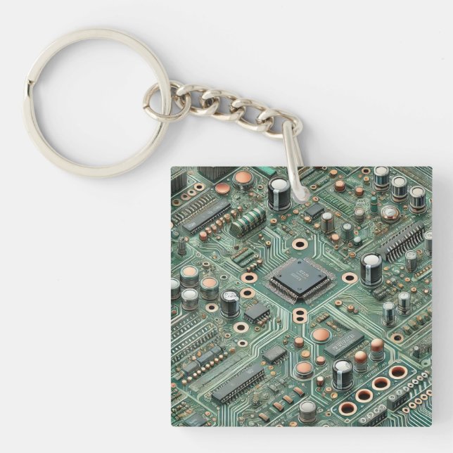 Porte-clefs Carte réseau (Devant)