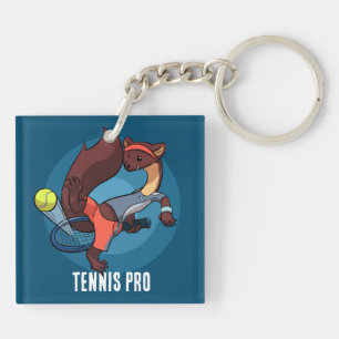 Porte-clefs Carton de tir de Trick Tennis Pro Cute Pine Marten