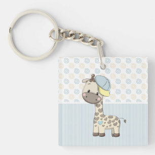 Porte-clefs Cartoon personnalisé Porte - clé de Giraffe Garçon