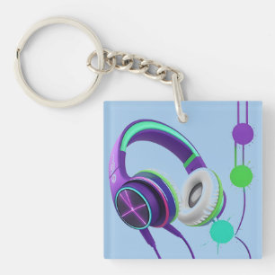 Porte-clefs Casque Audio-Vibrant
