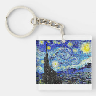 Porte-clefs Casquette de camionneur vintage ciel nuit étoilée