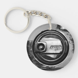 Porte-clefs Casquette de réservoir de carburant rustique vieux
