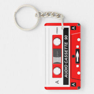 Porte-clefs cassette audio