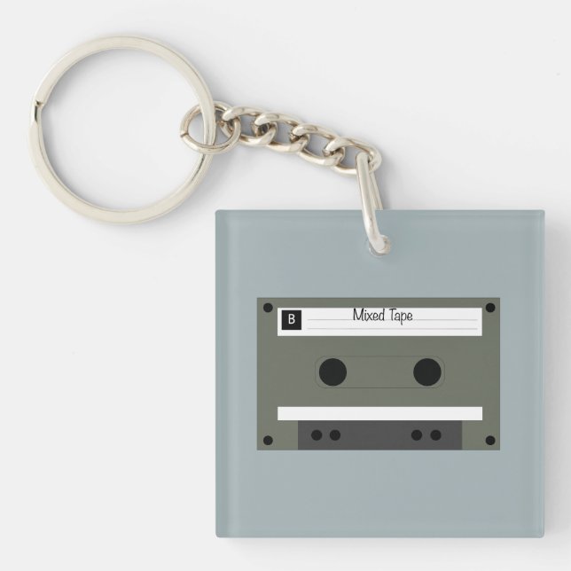 Porte-clefs Cassette, Mixed Tape (Devant)