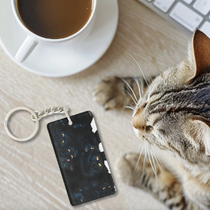 Porte-clefs Cat noir