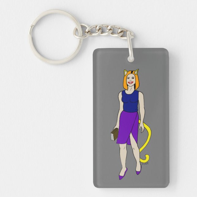 Porte-clefs catgirl (Devant)