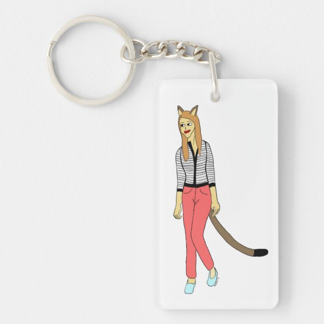 Porte-clefs catgirl (Devant)