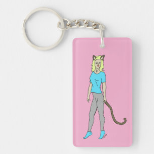 Porte-clefs catgirl