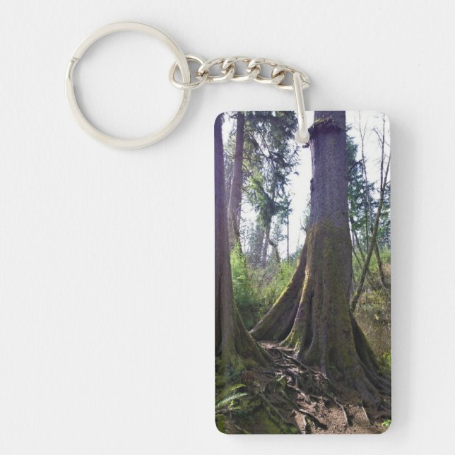 Porte-clefs Cathédrale Arbre, Astoria, Oregon (Devant)