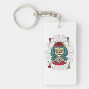 Porte-clefs Catrina Día de Muertos Web