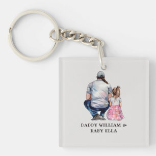 Porte-clefs Caution père et fille (8)