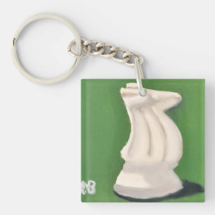 Porte-clefs Cavalier blanc