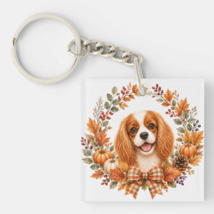 Porte-clefs Cavalier King Charles Automne