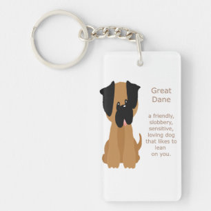 Porte-clefs Ce qu'un grand Danois est une citation de chien am