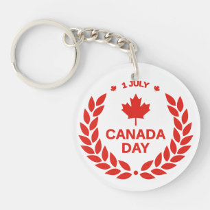 Porte-clefs Célébration de la Fête du Canada – Fête canadienne