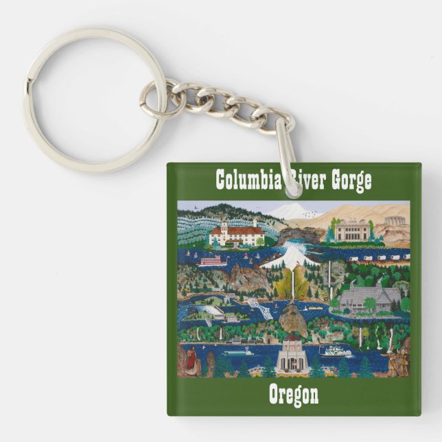 Porte-clefs Célébration de la gorge de Columbia River (Devant)