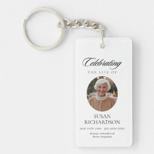 Porte-clefs Célébration de la vie de souvenir funéraire Mement