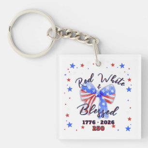 Porte-clefs Célébration de l'Amérique Patriotique Chrétienne 2