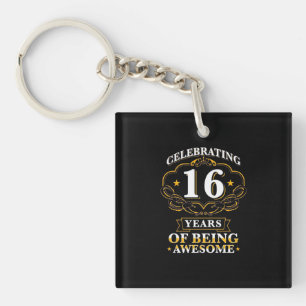 Porte-clefs Célébrer 16 Ans D'Être Étonnant