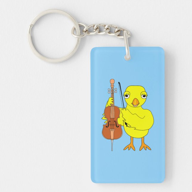 Porte-clefs Cello Chick (Devant)