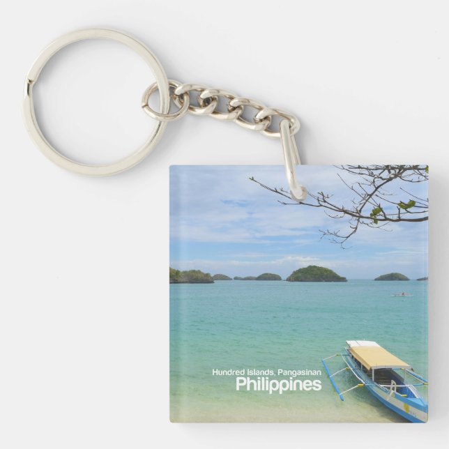 Porte-clefs Cent îles, porte - clé de Pangasinan Philippines (Devant)