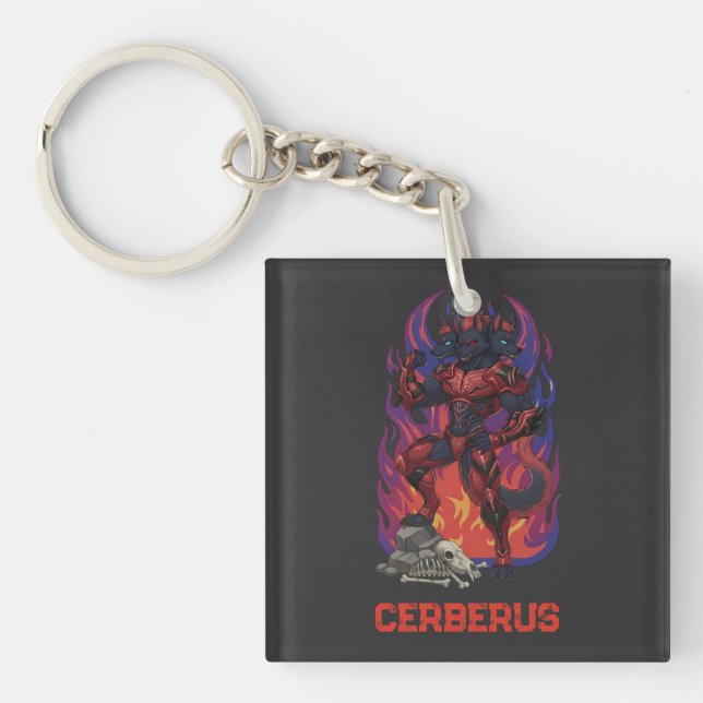 Porte-clefs Cerberus Hell Guardian - Mythology Art (Devant)