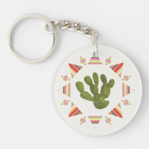 Porte-clefs Cercle de cactus de la collection   de Llamarama