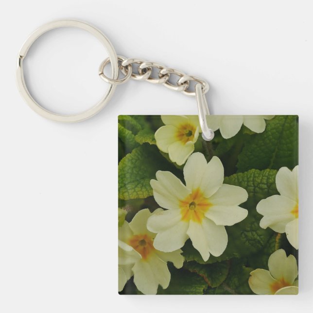 Porte-clefs Cercle de clé Primroses (Devant)