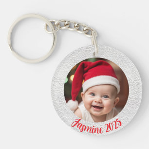 Porte-clefs Cercle en acrylique personnalisable pour le premie