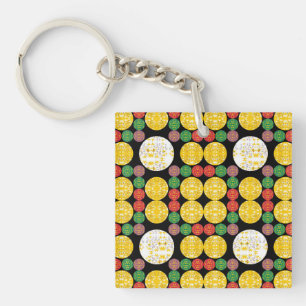 Porte-clefs Cercles d'étoiles