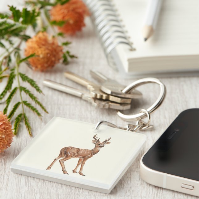 Porte-clefs Cerf (Devant Droit)