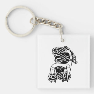 Porte-clefs Cerf nordique/celtique