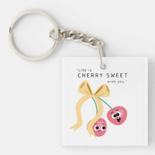 PORTE-CLEFS CERISE SUCRÉE