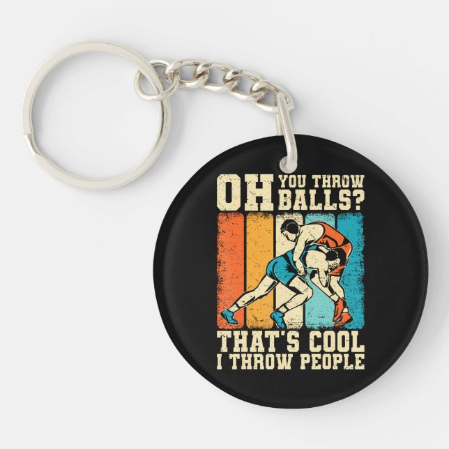 Porte-clefs C'est Cool Je Lance Les Gens (Devant)