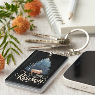 Porte-clefs C'est la raison de Noël chrétien religieux Bible