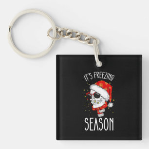 Porte-clefs C'est la saison de gel Hiver Neige Vacances de Noë