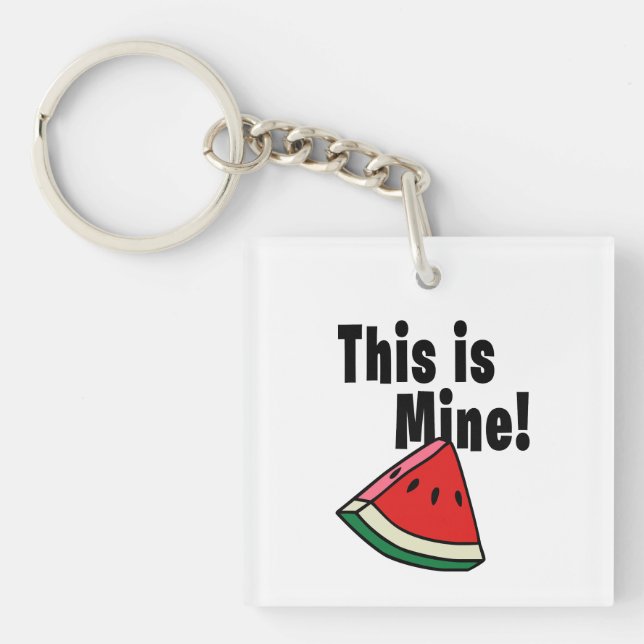 Porte-clefs C'est le mien - Watermelon (Devant)