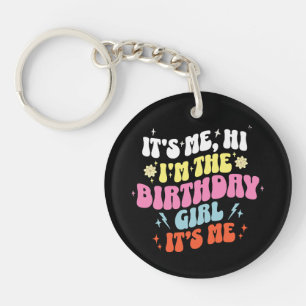 Porte-clefs C'est mon anniversaire les filles