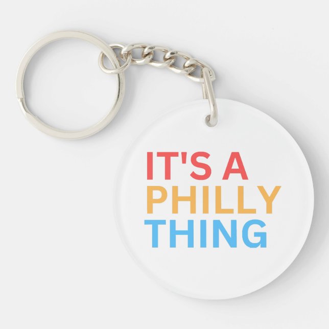 PORTE-CLEFS C'EST UNE CHOSE PHILLY (Devant)