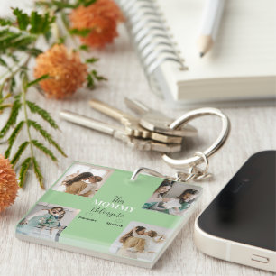 Porte-clefs Cette Maman Appartient À - Photo Personnalisée